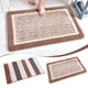 thumbnail image 1 of Alfombra de baño de microfibra suave - alfombra absorbente antideslizante de 40x60cm, lavable a máquina, multicolor naranja, 1 of 8