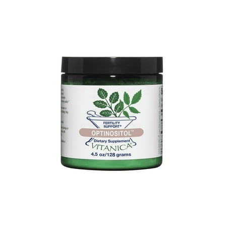 Vitanica Optinositol, Dr Formulated Myo-Inositol & D-Chiro Inositol Powder 4100 mg, 30 Day Supply, Ovulation and Fertility Support Supplement for Women, Non-GMO, Vegan, 4.4 Ounce