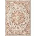 thumbnail image 1 of SONGMICS HOME Alfombra, Alfombra Antideslizante 153 x 214 cm para Dormitorio, Estilo Vintage, Lavable a Máquina, Beige Capuchino, 1 of 1