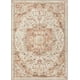 thumbnail image 1 of SONGMICS HOME Alfombra, Alfombra Antideslizante 153 x 214 cm para Dormitorio, Estilo Vintage, Lavable a Máquina, Beige Capuchino, 1 of 1