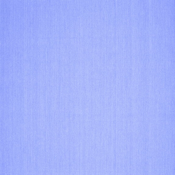 Ahgly Company Indoor Square Solid Blue Modern Area Rugs, 3' Square