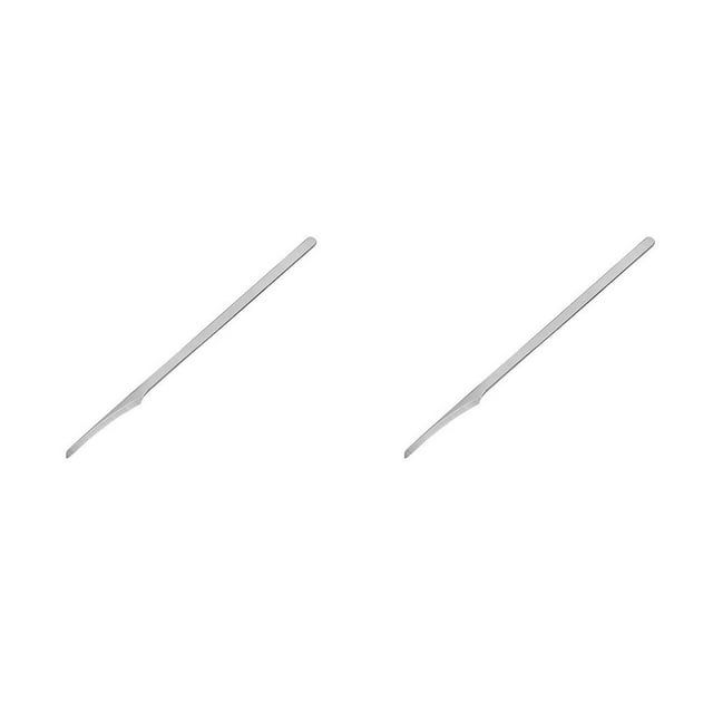 Seitruly Rascador de pies de acero inoxidable Lima removedor de callos portátil de mano para el hogar herramienta de pedicura agrietada suministros para Tipo 1 2piezas Seitruly CBP000201