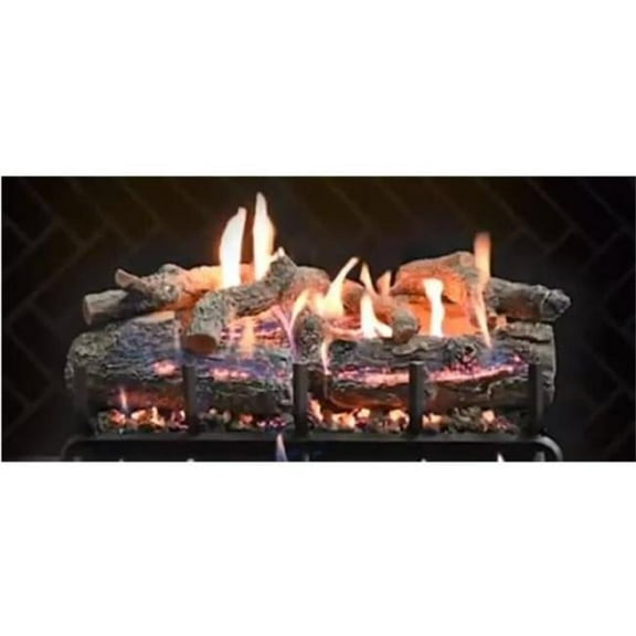 Grand Canyon LAFV-24-EN 24 in. Lava Front View Electronic Ignition Burner - Natural Gas