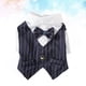 thumbnail image 2 of Camisa de vestir creativa, traje de fiesta de boda, moda de primavera y verano, abrigo, ropa adorable para perro, mascota y gato (azul marino, talla M), 2 of 5
