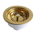 thumbnail image 4 of Filtro de fregadero Colador y tapón para fregadero de cocina Combo Golden Sink Home Improvement Tapón para fregadero de acero inoxidable de 114 mm de, 4 of 10
