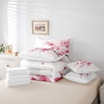 thumbnail image 6 of Castle Fairy Cherry Blossom Twin Bedding Sets,Pink Floral Sakura Bedding Comforter Set, 6 of 8