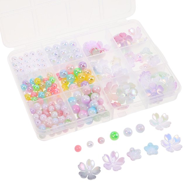 BEADCEST Kit De Abalorios Variados Para Bisutería Con Caja Organizadora Para Pulseras Collares Y Accesorios