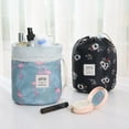 thumbnail image 4 of Makeup Pouch Drawstring Portable Multipurpose Toiletry Bag Cosmetic Pouch, 4 of 4