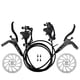 thumbnail image 1 of Naiovety Juego de frenos de disco hidráulico, accesorios de repuesto para bicicletas, componentes de bicicleta, accesorios de ciclismo, Kit de frenado, Ciclismo Negro Lados dobles/Discos Naiovety OD025938-06, 1 of 6