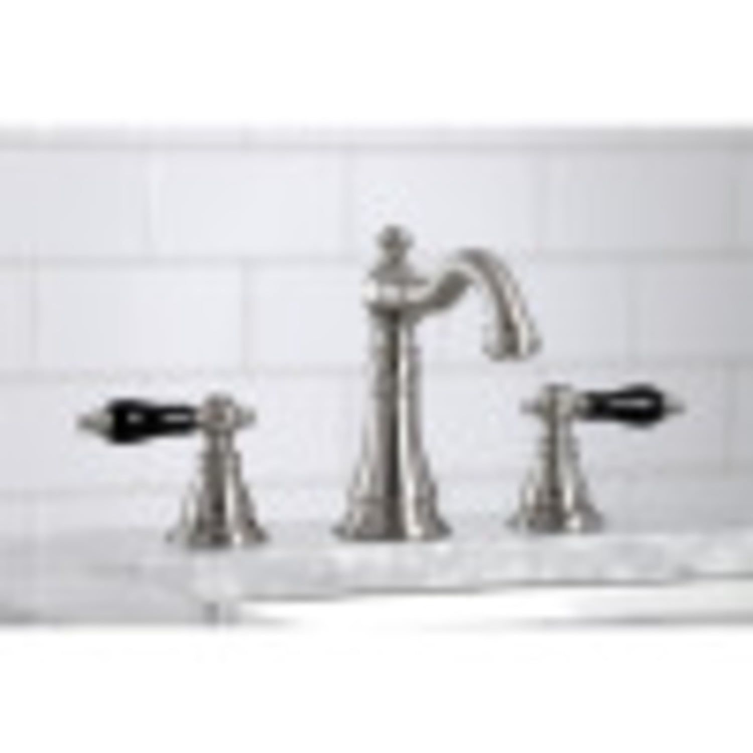 Fauceture FSC1978AKL Duchess Widespread Bathroom Faucet with Retail Pop-Up, Brushed Nickel
