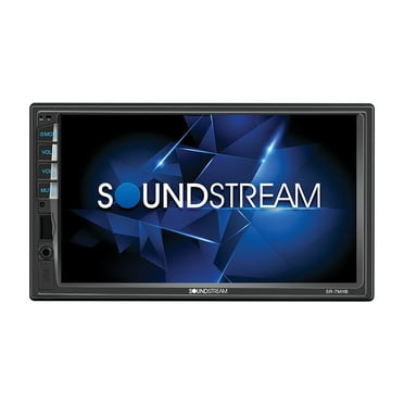 SOUNDSTREAM SR-7MHB, 7" Double DIN Car Stereo with Digital Media Player, USB, BT and AUX