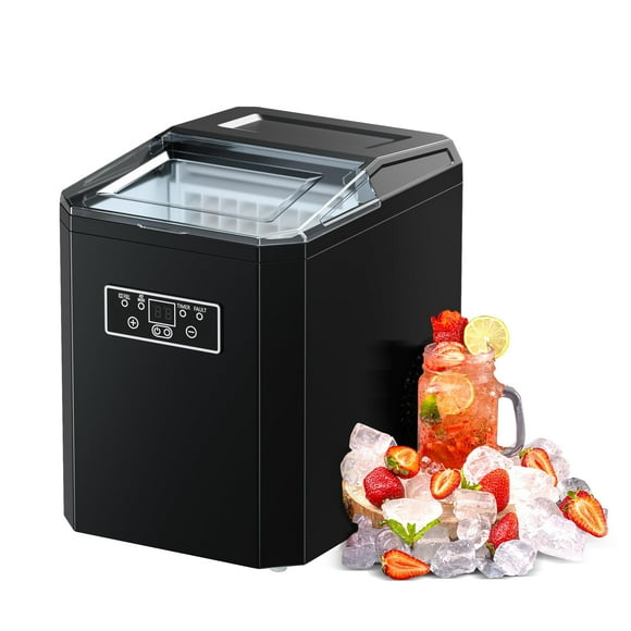 Máquina para hacer cubitos de hielo SRGAFIX con 2 formas de añadir agua 15 kg/24 h