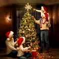 thumbnail image 2 of Decoración para árbol de Navidad DULEFUN Silver Star con 20 luces LED, 2 of 7