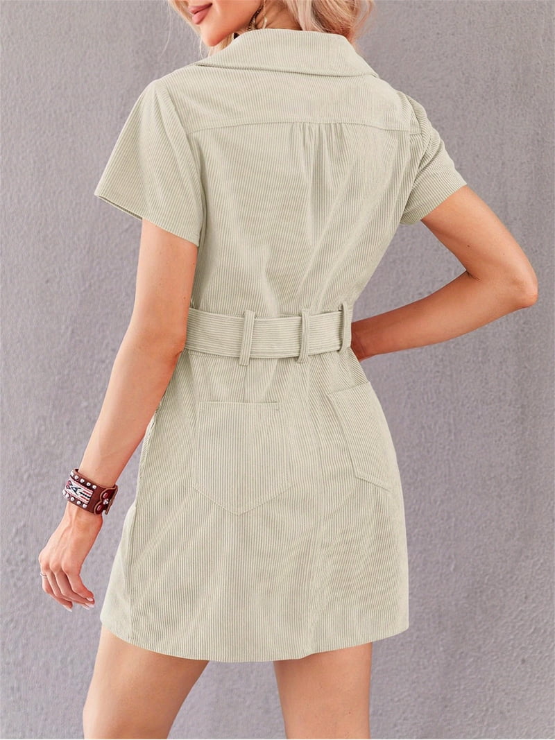 v neck mini dress white Dreamy Together Embellished Mini Dress White