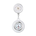 thumbnail image 1 of Reloj de bolsillo retráctil con clip para las necesidades de enfermería de los niños Reloj de enfermera con diseño floral, 1 of 7