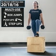 thumbnail image 7 of Synergee 3 in 1 Wood Plyometric Box for Jump Training and Conditioning 30/24/20, 7 of 7
