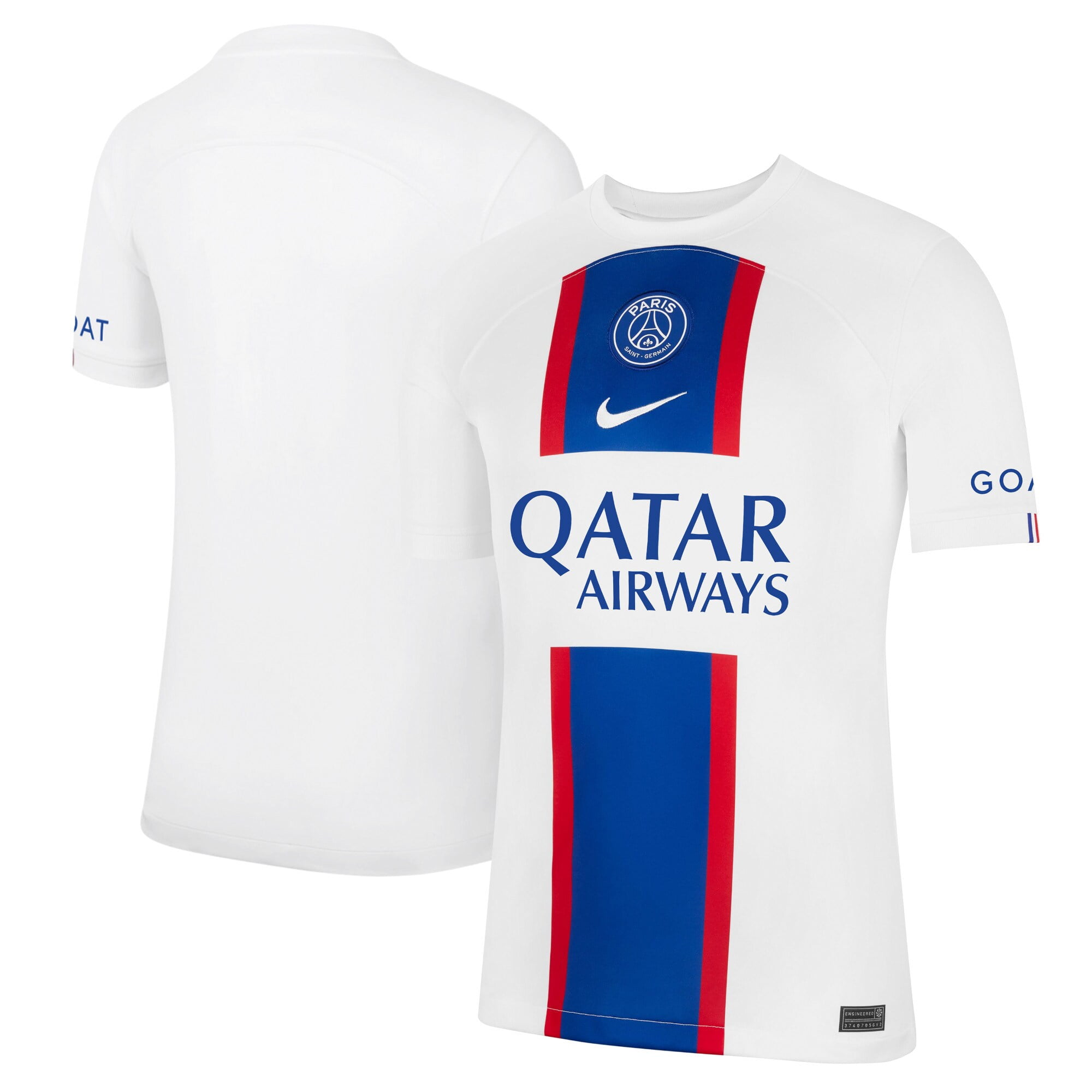 Nike Men's Official PSG Home 2022 Jersey - Messi Youth Kids Merch