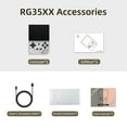 thumbnail image 7 of RG35XX Handheld Gaming Consoles ,64GB,Dual System Linux+Garlic, Support HD TV Output White, 7 of 7