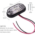 thumbnail image 3 of Luces laterales LED 4x4, iluminación delantera y trasera, luces de posición LED impermeables, luces de posición universales de 12 V y 24 V para remolques, furgonetas, caravanas, camiones, autobuses (b, 3 of 5