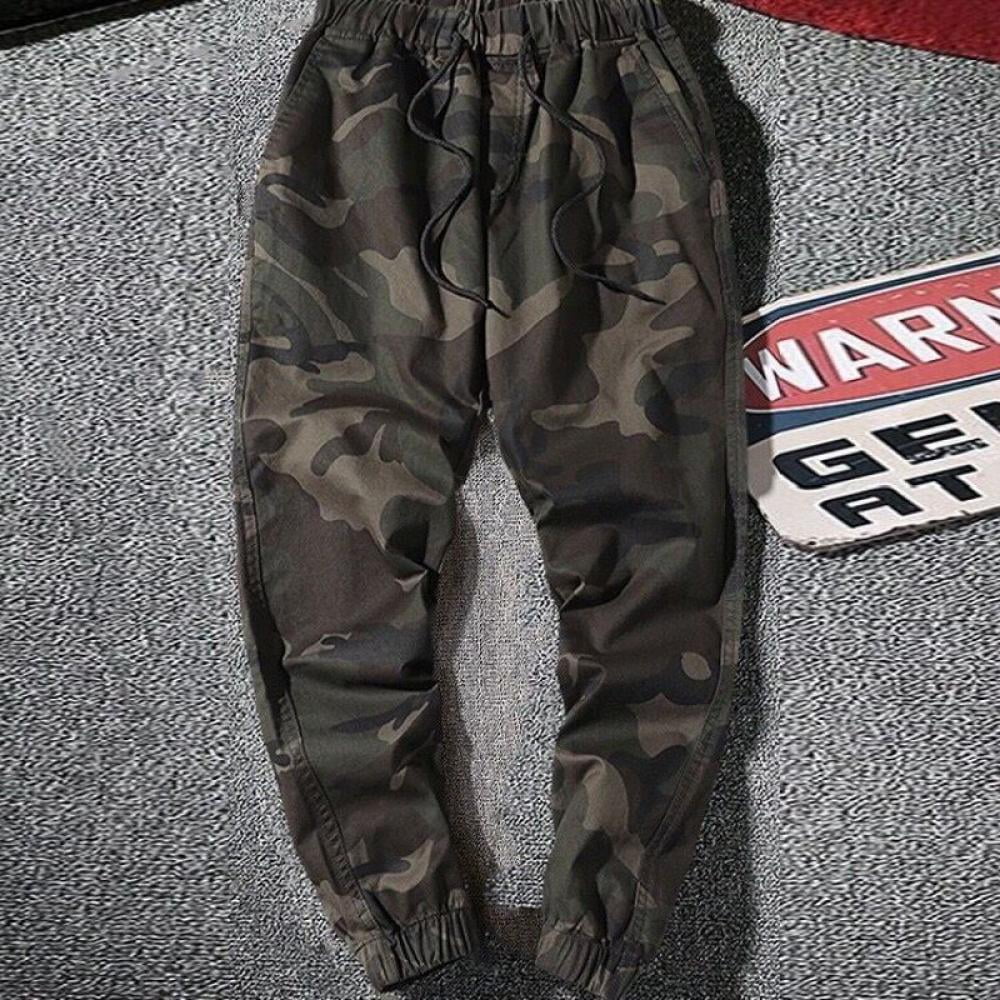 Camouflage Cargo Pants Women Streetwear 