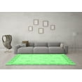 thumbnail image 3 of Ahgly Company Indoor Rectangle Abstract Emerald Green Modern Area Rugs, 7' x 10', 3 of 4