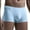 Sky Blue, variant on Bixock Boxers for Men,Men's Underwear Ice Silk Seamless Solid Color Breathable Soft Summer Thin Briefs