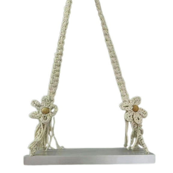 Photography Props Wooden Swing Baby Photo Props Furniture Crochet Photo Backdrop Accessories for Infant