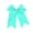 Aqua, variant on Jumbo Bow Clip with Tails