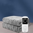 thumbnail image 2 of Manta eléctrica con termostato, elemento calefactor, manta eléctrica de tamaño Queen, cama doble, Couverture, Chaude Hiver, tamaño King, Invierno, 2 of 4