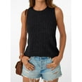 thumbnail image 4 of AELand Womens Tank Tops 2025 Loose Fit Casual Round Neck Shirts Flowy Sleeveless Summer Tops,S~2XL, 4 of 6
