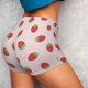 thumbnail image 4 of Fotbe Strawberry Shorts Sin Costuras – Shorts Deportivos de Cintura Alta para Mujer, Elásticos para Gimnasio, Yoga, Running o Ciclismo-Large, 4 of 8