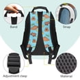thumbnail image 6 of KUIFORTI Cute Capybara Lemon Print Kids Backpack Large Capacity School Bag with Front Pockets for Elementary Middle Students Back to School Gifts for Boys, 6 of 7