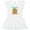 AA-White, variant on Inktastic Kauai Hawaii Vacation Tiki Girls Baby Dress