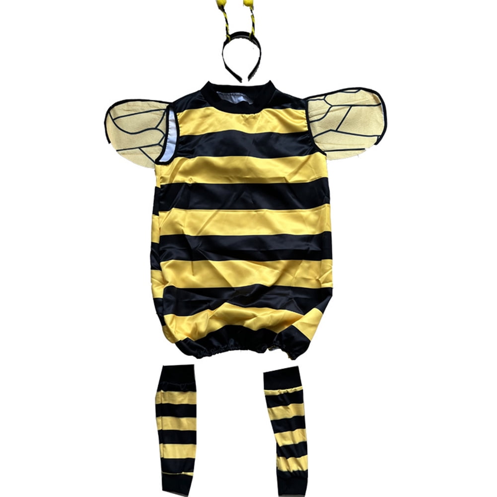 Honey Bee Striped Bumble Animal Insect Fancy Dress Halloween Sexy Adult  Costume - Parties Plus