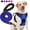 Blue, variant on Dog Harness And Leash Set, No-Pull Adjustable Reflective Oxford Dog Harness Easy Control Medium Large Dog Harness with Free Heavy Duty 5Ft Dog Leash