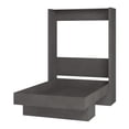 thumbnail image 2 of Easy-Lift Queen Murphy Wall Bed in Dark Grey with Shelf, 2 of 9