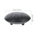thumbnail image 3 of 1 Ensemble Tambour Ethérique Pratique 8 Tons Enfants Adultes Portable 6 Pouces, 3 of 8