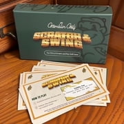 Scratch & Swing Scratch Off Golf Card Game – 3 Pack, Fun Golf Gift for Men, 18 Hole Challenge Cards + 19th Hole Bonus, Interactive Party Game