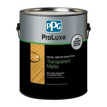 1 gal ProLuxe SIK250-078 Natural SRD RE Reduced Emissions One-Coat Protection for Exterior Wood, Transparent Matte