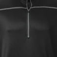 thumbnail image 5 of Wire2wire Men's Performance Training 1/4 Zip Pullover Black L, 5 of 9