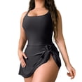 thumbnail image 1 of Women's Summer Fashion Sexy Beach Solid Color Vest Swimsuit, 1 of 6