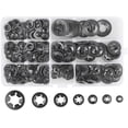 thumbnail image 1 of 280 Pcs Lock Washers Lock Washers, Steel Lock Washers Quick Lock Washers M3 M4 M5 M6 M8 M10 M12, 7 Sizes, Black, 1 of 5
