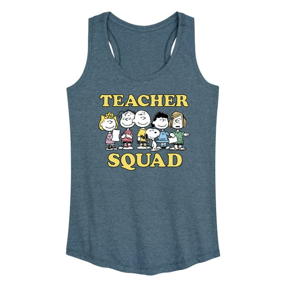 Peanuts - Teacher Squad - Women's Racerback Tank Top