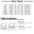 thumbnail image 2 of Hfnxid Women Plus Size Bras no Wire,Women Sexy Front Buckle For Middle-Aged And Elderly Underwear Soft Oversized Tank Top Without Steel Ring Printed Bra, 2 of 2