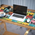 thumbnail image 3 of Long Mouse Pads for Desk,Boston Terrier Desk Mats on Top Of Desks, Desk Mouse Pad Extra Large with 3mm Non-Slip Base and Stitched Edge for Gaming,Office,Work,Home 35.4"x15.7", 3 of 6