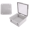 thumbnail image 2 of Clear Electrical Enclosure Box Outdoor Plastic Junction Box Weatherproof Electrical Box 210x210x100mm, 2 of 9
