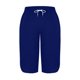 thumbnail image 4 of Pantalones de Cintura Elástica para las Mujeres Color Sólido Deportes Capris con Bolsillos Laterales, Mujeres Cintura Elástica Capris Casual Salón Bottoms de Verano, 4 of 7