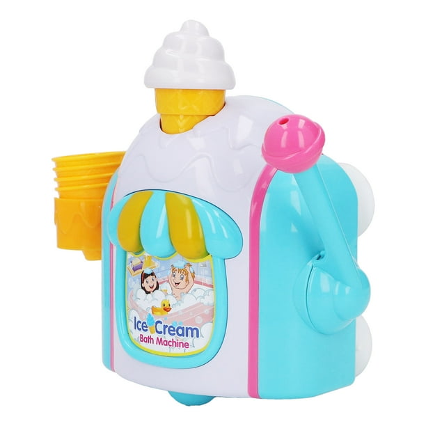 Máquina Para Hacer Burbujas, Espuma Con Forma De Helado, Succión Potente, Espuma Rica Y Delicada, Máquina De Burbujas Para Niños De Operación Simple Para Bañarse