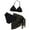 A135-Black, variant on Girls Swimsuit 2 Piece Bikini Set Cross Back Swimwear Padded Swimsuits Adjustable Straps Bathing Suit(Beige,11-12 Years)