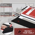thumbnail image 4 of Anti Fatigue Kitchen Mats Set of 2, Non Slip Cushioned Kitchen Rug Sets, Washable Geometric Square Kitchen Runner Rugs for Home Office Laundry, 17'''' x 47'''' + 17'''' x 30'''' Abstract Art Patchwork, 4 of 6
